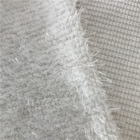 Tissu peluche thermique 100% Polyester, 10 pièces, tricot peluche pour vêtements à la mode