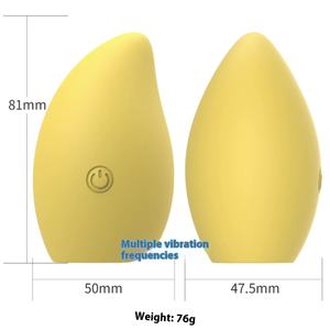 Vibrador de salto de mango de <span class=keywords><strong>pera</strong></span> de plátano multifrecuencia erótico femenino con base de carga magnética para consolador de huevo - Product Image 5
