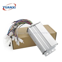Contrôleur de moteur CC sans balais YUANXI YX-1200W-50A 60V-72V avec prise factice 18 tubes pour véhicules électriques Tesla