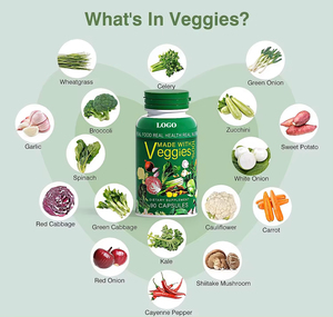 Suplemento alimenticio integral natural Super frutas y verduras en una cápsula de vitaminas - Product Image 6