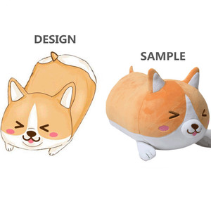 2024 <span class=keywords><strong>di</strong></span> alta qualità su misura Anime mascotte giocattoli <span class=keywords><strong>di</strong></span> <span class=keywords><strong>peluche</strong></span> Super morbido Logo aziendale cuscini PP cotone imbottitura - Product Image 1