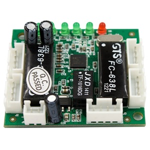 Oem 5-Port Ethernet chuyển đổi pcba Board với 10/100Mbps chuyển đổi mạng IC thẻ SNMP <span class=keywords><strong>QoS</strong></span> tùy chỉnh thiết kế 12 tháng bảo hành - Product Image 2
