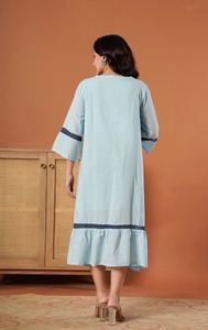 Robe élégante pour femmes, tenue de bureau et décontractée chic, robe tendance pour femmes occidentales, style décontracté à la mode - Product Image 5