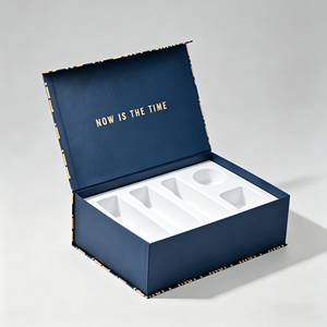 Caja de Regalo de Lujo con Cierre Magnético Rígido y Logotipo Personalizado OEM, Papel Sostenible con Acabado en Dorado para Marcas de Cosméticos y Cuidado de la Piel - Product Image 2