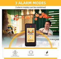 Système d'appel pour restaurant 2-16 buzzers 300FT avec signal sonore et vibration pour hôtel, camion de restauration, café, église, infirmierie, bar 315/433MHz Garantie 1 an