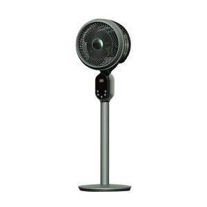 Smart <b>Fan</b> 8 Inch Electric Air Circulator Remote Control Standing Floor <b>Fan</b> With Timer And <b>Head</b> Shake Function - Product Image 1