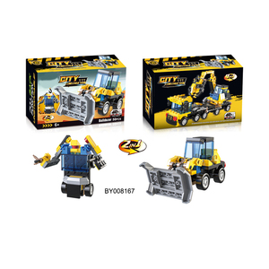 批发<span class=keywords><strong>2</strong></span>合1儿童玩具46pcs建筑卡车积木玩具为孩子们城市积木玩具孩子2021 - Product Image 2
