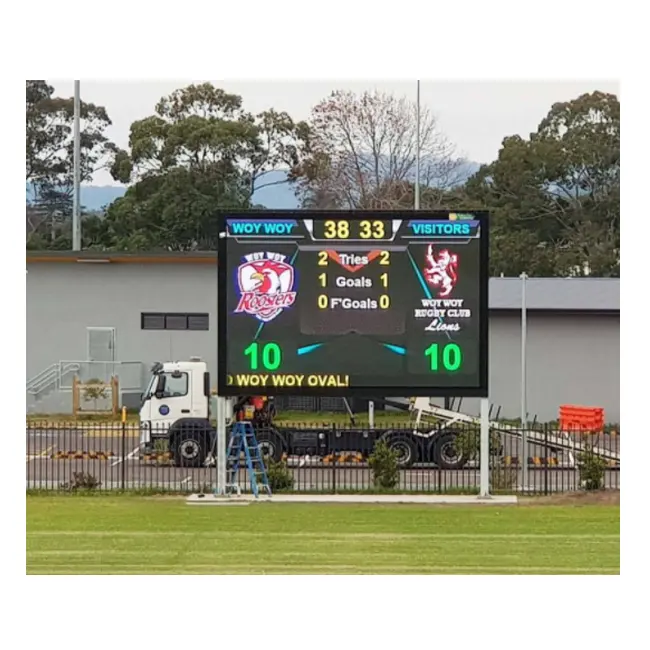 HD Mejor Digital Led Signage Solution Outdoor P5 Led Score Message Display Board