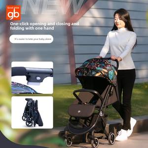 Pour Goodbaby GB Parapluie pliable ultra-léger Poussette pour bébé Poussette portable pour enfants avec fonction Sit & Lie - Product Image 2