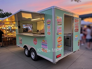 New Arrival Durable Towable Fiberglass Food Trailer Multifunctional Snack Food Van for Candy & Chips - Product Image 5