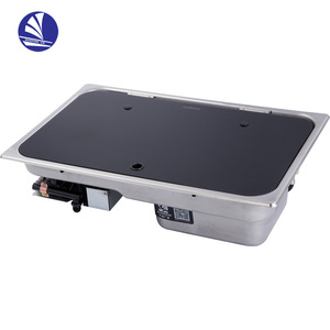 Estufa de gas RV Accesorios RV con cubierta de vidrio Estufa de gas para yate con fregadero derecho - Product Image 2
