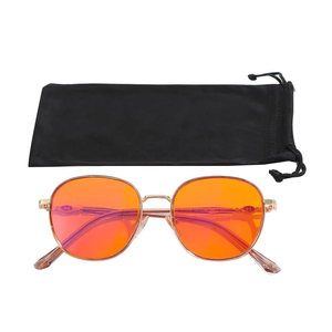 Marco óptico de metal anti-radiación naranja rojo CR39 bloque anti luz azul bloqueo azul corte protector digital <span class=keywords><strong>ordenador</strong></span> <span class=keywords><strong>gafas</strong></span> - Product Image 3
