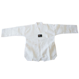 Hig-uniforme de <span class=keywords><strong>Dobok</strong></span> para niños, uniforme de <span class=keywords><strong>Taekwondo</strong></span> con logotipo del mundo personalizado, estilo veraniego - Product Image 6