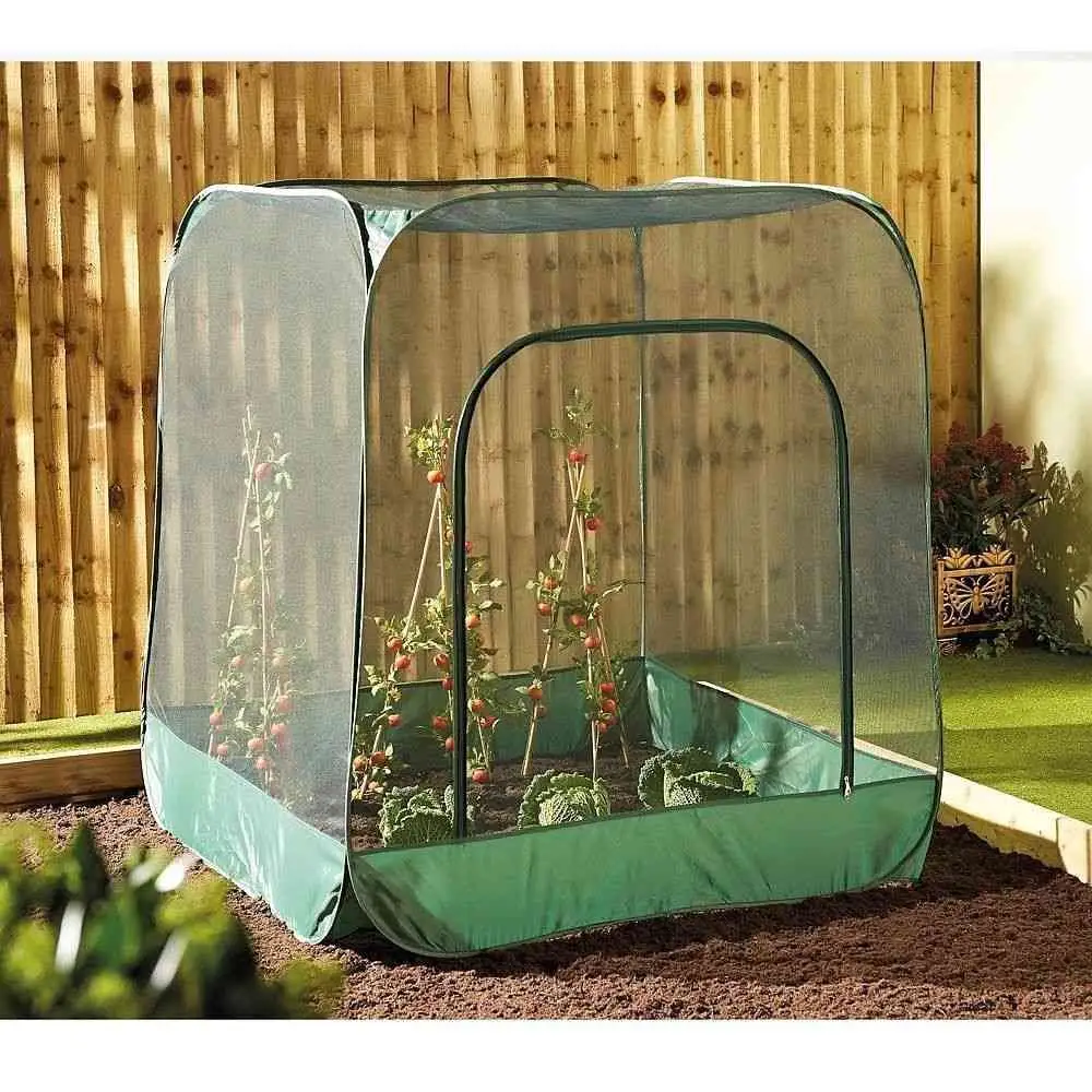 Serre de plantes étanche Pop-Up à l'extérieur avec fermeture à glissière enroulable Couverture PE durable Walk-in et Portable Installation rapide Green House