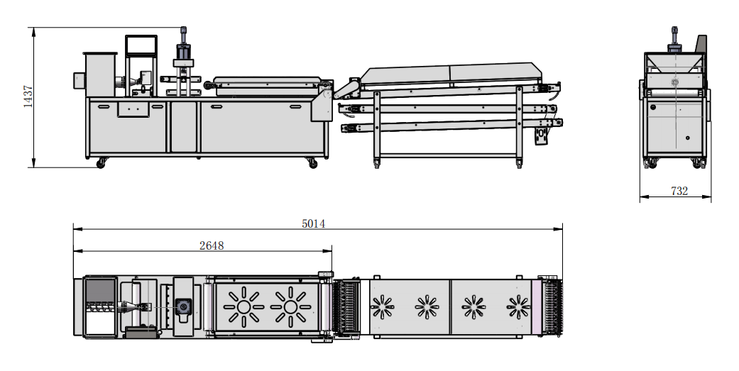 Flour Tortilla Pancake Roti Chapati Making Machine Automatic