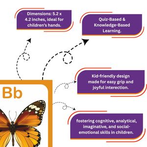 KIDOGEN ABC en 26 Tarjetas de Memoria Flash de Acción para Niños |   Tarjetas de aprendizaje del alfabeto de la A a la Z con imágenes y palabras |   Educativo para Preescolar y Jardín de Infancia - Product Image 2