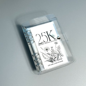 Carpeta de PVC de Hojas Sueltas para el Reto de Ahorro de Dinero de 2.5K, 5K, 10K, 12 Meses, con 12 Sobres de PP para Guardar Efectivo, Ideal para Regalo - Product Image 6