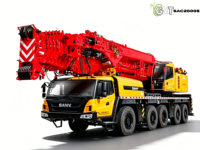 Grue tout-terrain SANY SAC2600S d'occasion de 260 tonnes avec flèche de 72 m, système hydraulique, moteur de levage robuste pour travaux de construction, pompe incluse