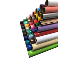 Plotter de corte de PVC de larga durabilidad para manualidades DIY, pegatina holográfica cromada arcoíris, rollo de película de vinilo autoadhesivo para enmascarar