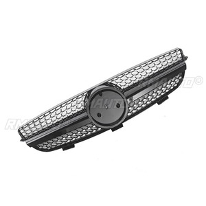 Bandes décoratives pour calandre de voiture, kit carrosserie de calandre de course, calandre avant pour Mercedes Benz CLK W209 2003-2009, pièce extérieure - Product Image 4