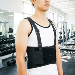Ceinture de soutien lombaire de sécurité au travail HKJD avec bretelles antidérapantes, quatre barres en PP, soutien dorsal, bande large renforcée - Product Image 5
