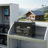 Batterie solaire gel plomb-acide scellée sans entretien 12V 100AH de haute qualité à décharge profonde pour outils électriques