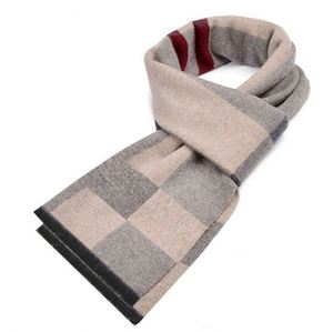 New Style Wholesale in Autumn Warm Thick Plaid Cashmere Winter <b>Scarf</b> for <b>Men</b> - Product Image 1