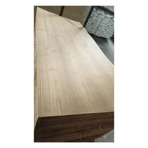 Fábrica al por mayor de madera contrachapada de lujo de grado AA roble blanco/Nogal Negro/Parota/madera contrachapada de teca para muebles con núcleo de Álamo