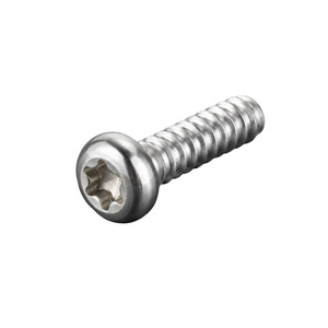 Vis autotaraudeuse à tête ronde Tongrui Hardware, à empreinte Torx, en acier inoxydable nickelé, fixation de précision - Product Image 1