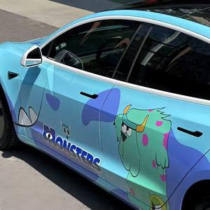 <span class=keywords><strong>Film</strong></span> de covering automobile KMS PET à changement de couleur personnalisé, motifs <span class=keywords><strong>Monster</strong></span> Academy Sullivan, épaisseur 8MIL, garantie 3 ans - Product Image 4