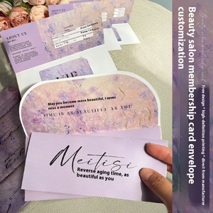 Ensemble de cartes VIP pour membres de salon de beauté personnalisables Advanced Sense Tuoke Drainage <span class=keywords><strong>Girlfriend</strong></span> Card New Store Print Paper Printing - Product Image 1