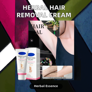 Crème dépilatoire corporelle à formule douce à base de plantes, non irritante pour le visage et le corps entier, avec parfum d'aloès - Product Image 3