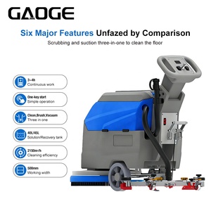 Lavasciuga Pavimenti Commerciale Gaoge F450 Nuova, a Spinta, 24V, Larghezza 500mm, Certificata CE, per Ospedali, Supermercati e Magazzini - Product Image 2