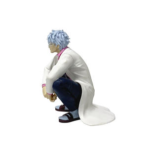 Figura de PVC de 12 cm de Sakata Gintoki en Posición de Cuclillas, Venta al por Mayor Figura Divertida de Ginpachi-Sensei de la Clase 3-Z - Product Image 5