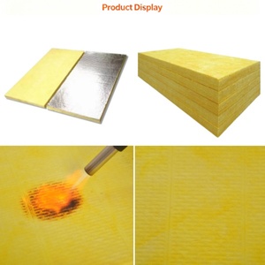 Panneau <span class=keywords><strong>en</strong></span> <span class=keywords><strong>laine</strong></span> <span class=keywords><strong>de</strong></span> <span class=keywords><strong>verre</strong></span> moderne avec isolation thermique et absorption acoustique, ignifuge et imperméable pour l'isolation des murs extérieurs - Product Image 2