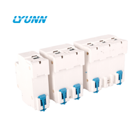 Nouveau disjoncteur DC tripolaire 125A 500V 1000V MCB avec certification CE, équipement électronique industriel de protection, cuivre plastique 6kA