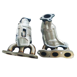 Konverter Katalitik Aliran Tinggi Stainless Steel S409 untuk Mitsubishi Outlander XL 2006 - 2013 <span class=keywords><strong>3</strong></span>.0 6B31 Kiri dan Kanan - Product Image 2