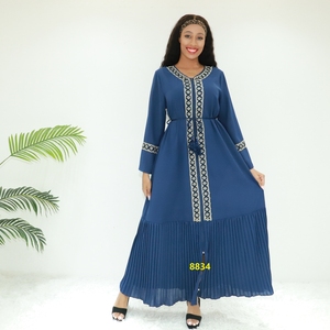 Abito africano manica <span class=keywords><strong>a</strong></span> <span class=keywords><strong>palloncino</strong></span> abaya AY moda 8834 Cameroon abbigliamento da donna - Product Image 4