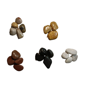 Đá tự nhiên Pebble trộn màu rửa sông đá cho vườn đầy màu sắc trang trí sàn - Product Image 4