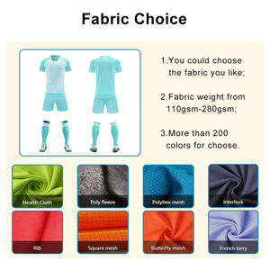 Ensemble de maillot de football d'été pour hommes, logo personnalisé, manches courtes, séchage rapide, maillot de football de haute qualité, vêtements de sport - Product Image 2