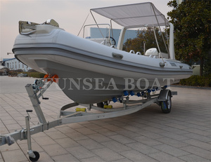 Bote Rígido Inflable <span class=keywords><strong>de</strong></span> Lujo <span class=keywords><strong>de</strong></span> Fibra <span class=keywords><strong>de</strong></span> Vidrio Hypalon con Casco en V Profundo Nuevo Diseño Bote <span class=keywords><strong>de</strong></span> Pesca <span class=keywords><strong>de</strong></span> PVC con Motor en Venta - Product Image 4
