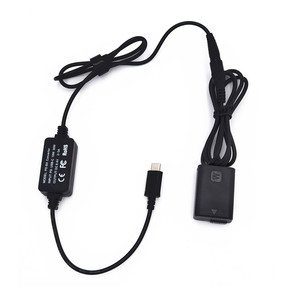 NP-FW50 Dummy แบตเตอรี่ USB ชนิด C DC อะแดปเตอร์ไฟ AC AC-PW20สำหรับ Sony อัลฟา A6400 ILCE-6400 6500 6300 6000 <span class=keywords><strong>5100</strong></span> 5000 3000กล้อง - Product Image 2