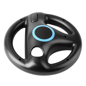 Volant pour manette Nintendo Wii, jeux de course <span class=keywords><strong>Mario</strong></span> Kart, volant de course noir et blanc en plastique, innovant et excitant - Product Image 3