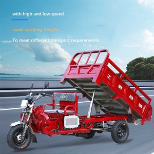 Tricycles motorisés pour voitures de transport Scooters pour adultes Moto à essence tricycle à <span class=keywords><strong>benne</strong></span> basculante - Product Image 3