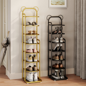 Étagère à chaussures multi-niveaux en métal Jinsheng X327S, gain de place, rangement intérieur, armoire à chaussures pour entrée, utilisation domestique simple - Product Image 2