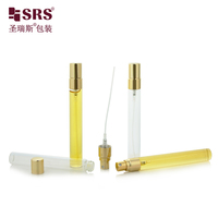 Botol Semprot Kaca Tabung Kosong Logo Kustom 2ml hingga 10ml Pompa Kabut Halus Aluminium Mini Atomizer Parfum Perjalanan