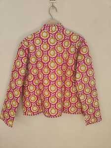 Veste matelassée florale pour femmes, veste en coton Kantha faite à la main, imprimé en blocs, style bohème, manteau d'hiver vintage, veste en coton matelassée - Product Image 6