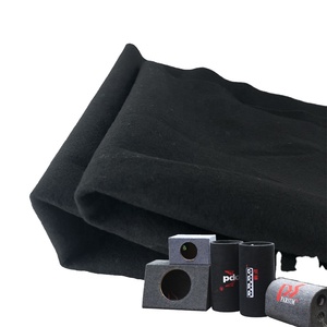 2mm polyester màu xám đen không dệt Loa cảm thấy 36inch Chiều rộng 50 mét dài mỗi cuộn - Product Image 3