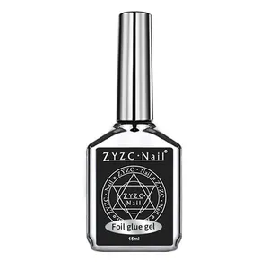 Móng tay bột Holographic sắc tố 2 trong 1 cao su cơ sở gương Chrome cao su Top Coat