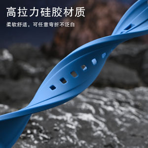 Populaire pour Omega <span class=keywords><strong>Swatch</strong></span> Planet Series Bracelet élastique en silicone étanche 18mm/19mm/20mm/22mm/21mm - Product Image 5